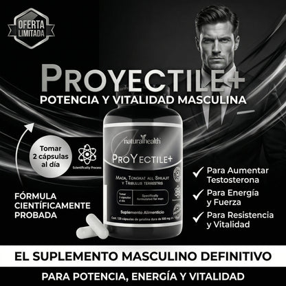 Proyectile+ | Capsulas "Potencia Masculina"