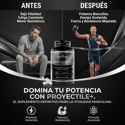 Proyectile+ | Capsulas "Potencia Masculina"
