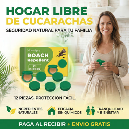 Roach Repellent®  Bloquea y Mata Cucarachas 24/7